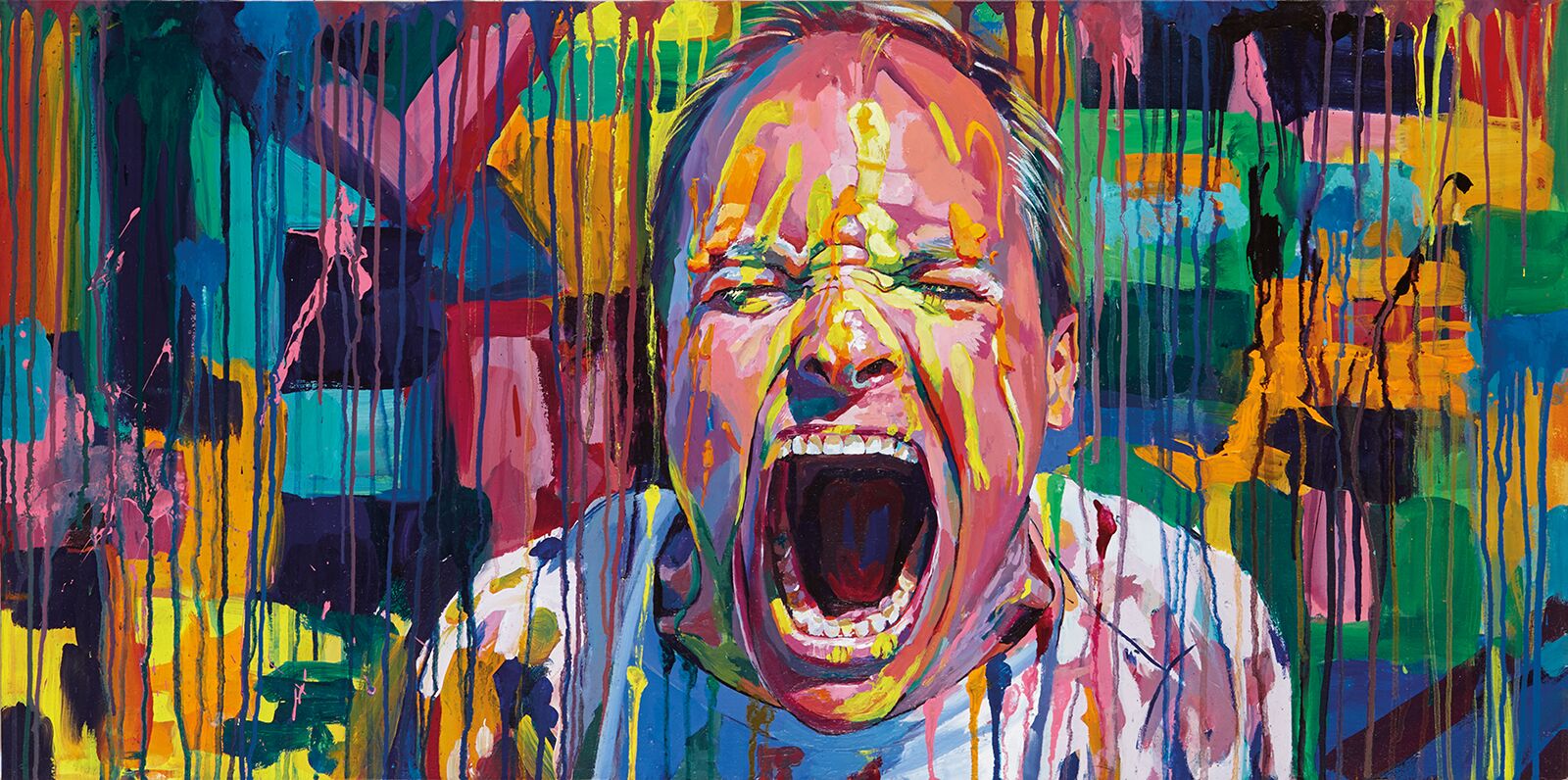 "In Yo Face" - 48"x24"
