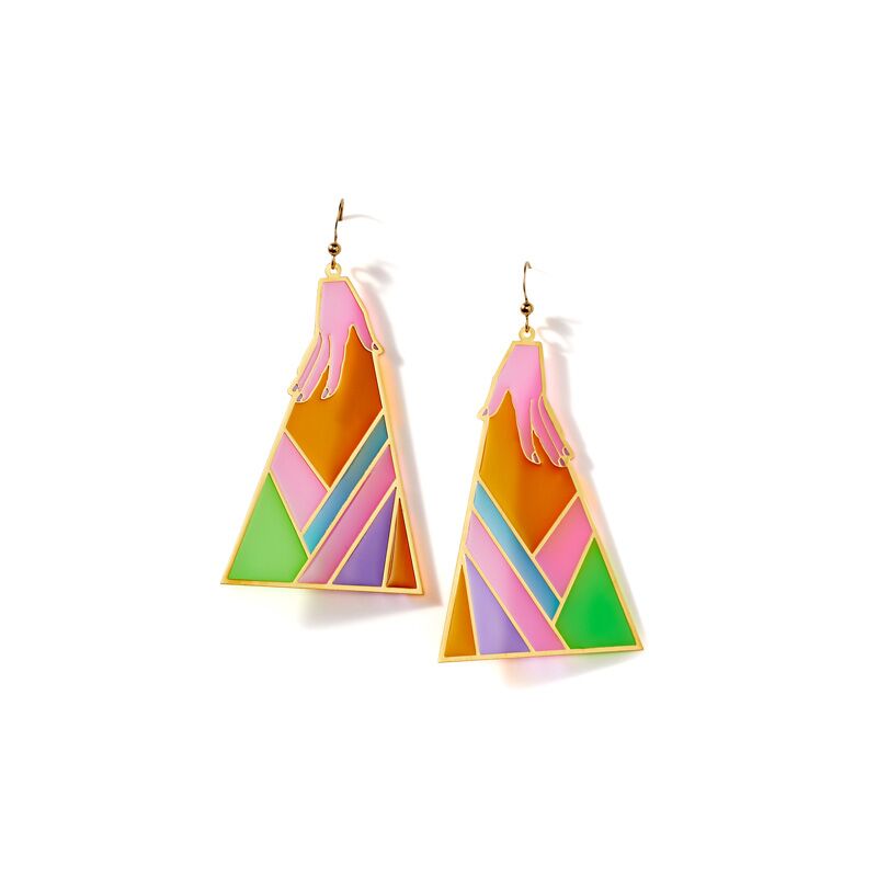 Stained Glass Superpower Earrings