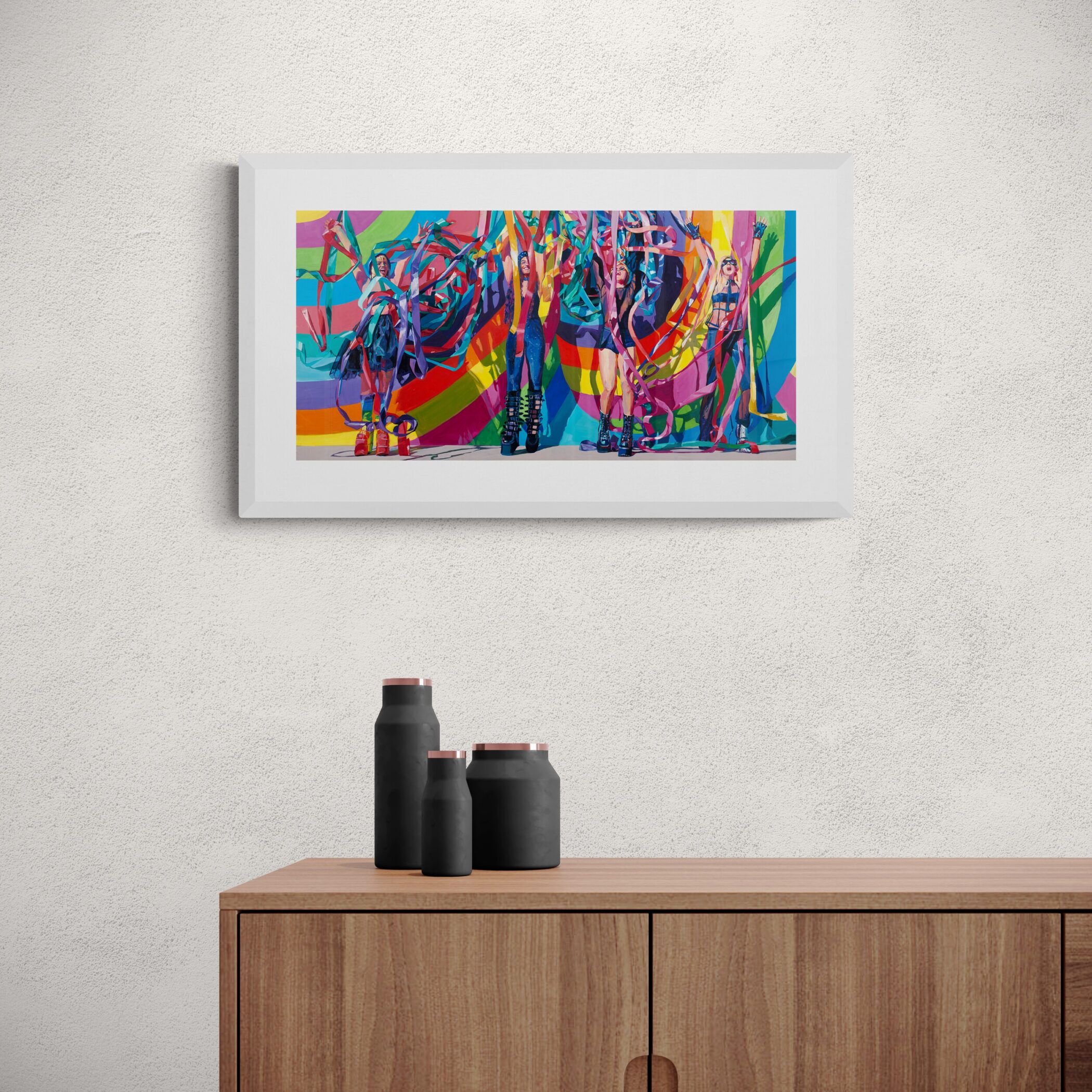 Hell Ya 24"x12" Giclée Print - Image 4