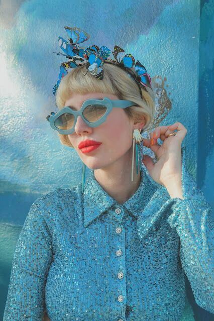 Spectrum Collection - Blue Earrings - Image 2