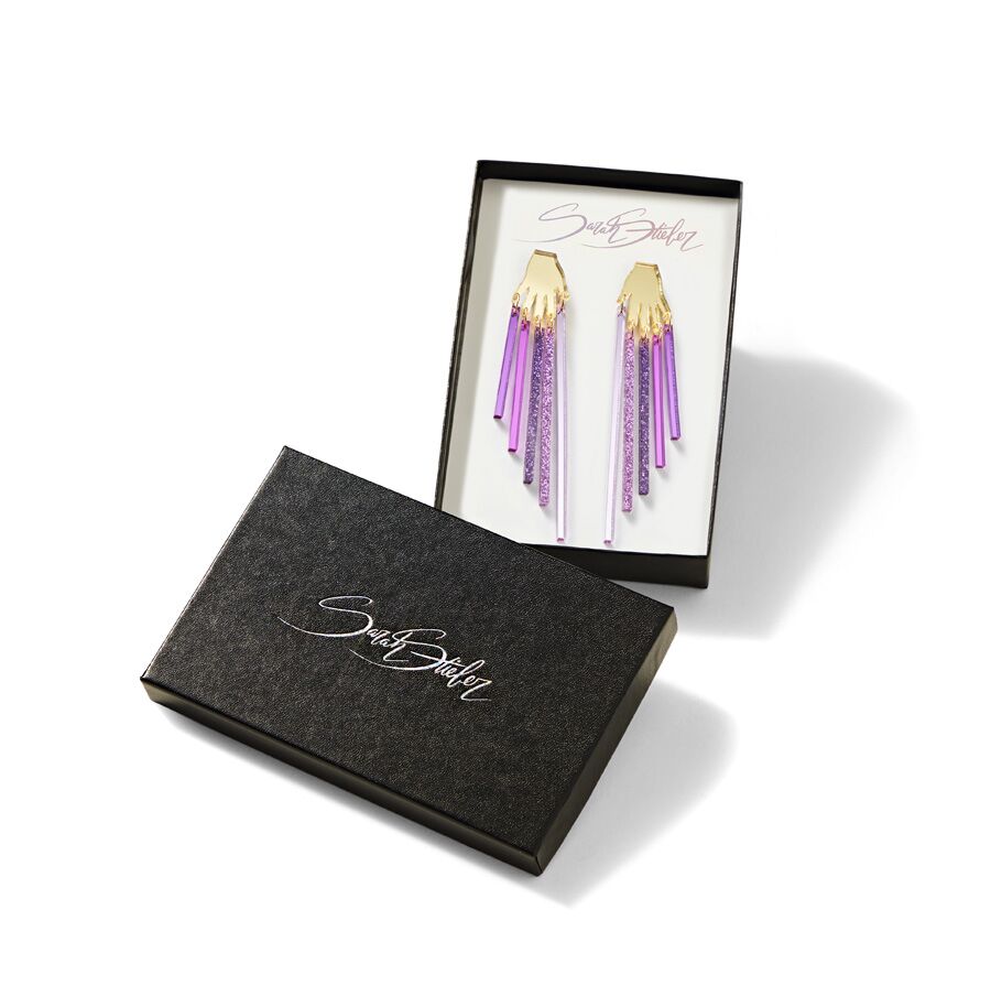 Spectrum Collection - Purple Earrings - Image 3