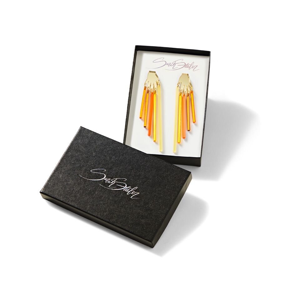Spectrum Collection - Yellow Earrings - Image 5