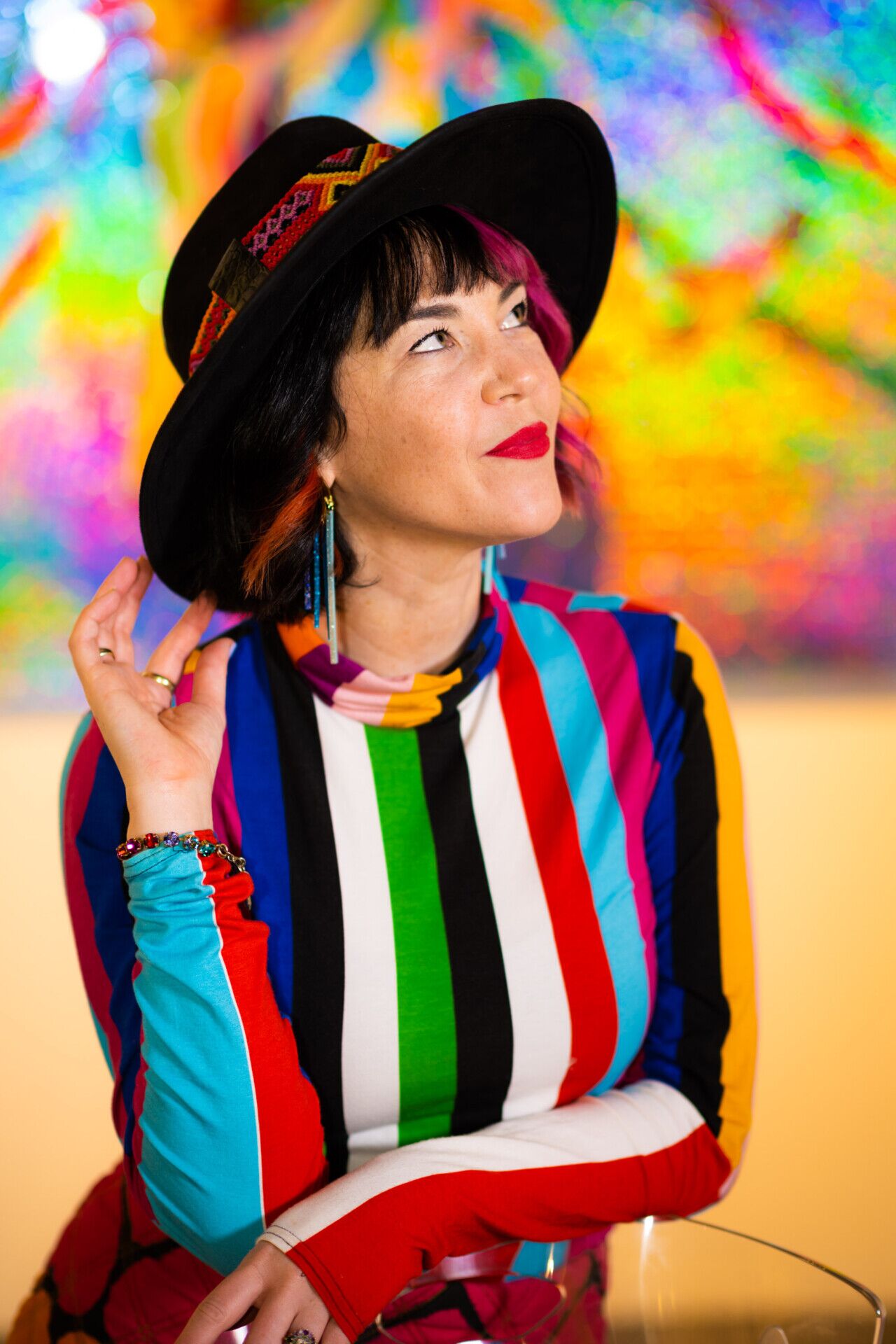 Spectrum Collection - Blue Earrings - Image 4