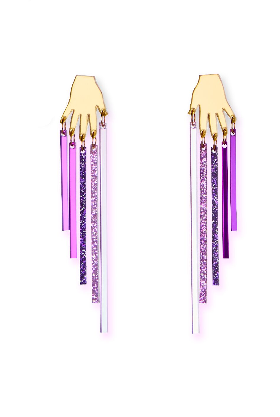 Spectrum Collection - Purple Earrings - Image 4